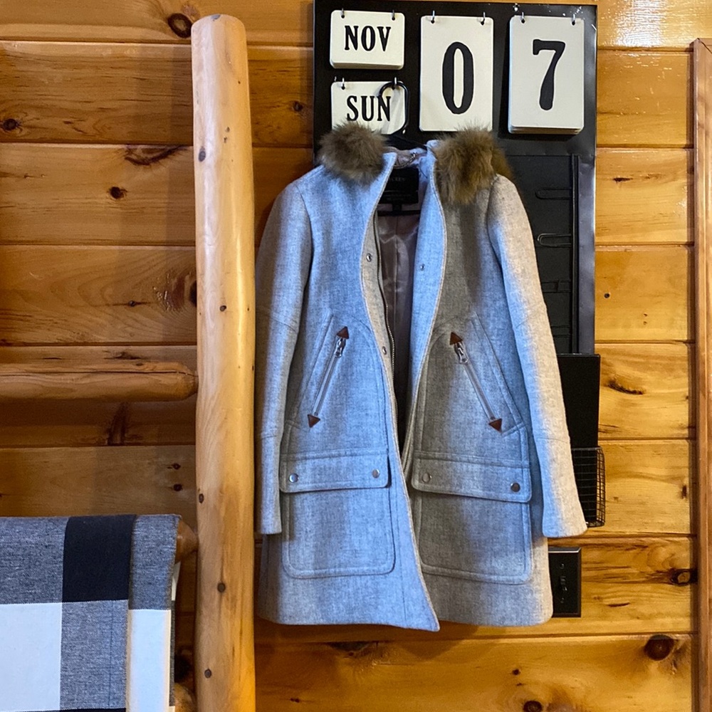 Chateau parka in Italian stadium-cloth wool